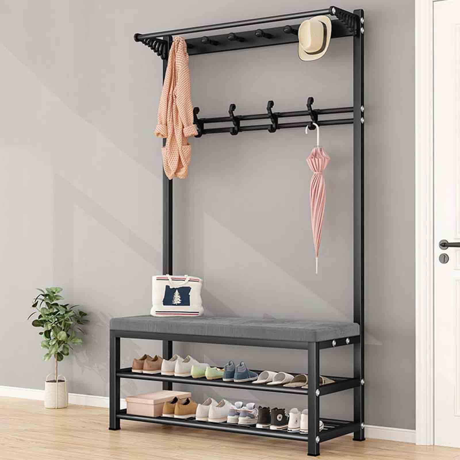 Meuble de rangement de chaussures pour 6 personnes idéal pour couloir étroit