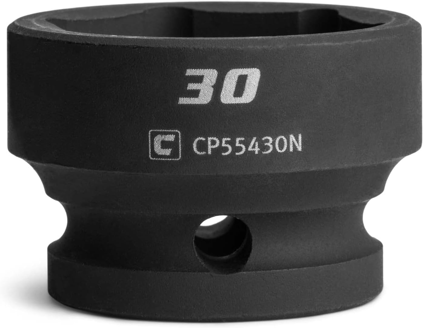 Capri Tools 30 mm Stubby Impact Socket, 1/2 in. Drive, 6-Point, Metric (Pack of 5)
