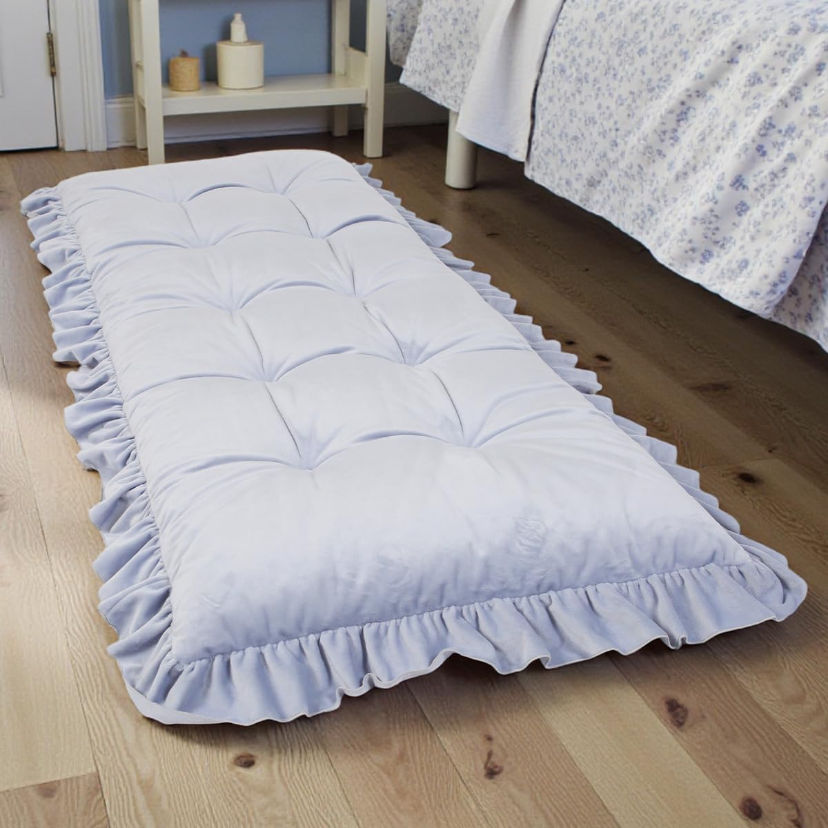 Amazon｜システムK フリルごろ寝マット 60×160cm 水晶フランネル