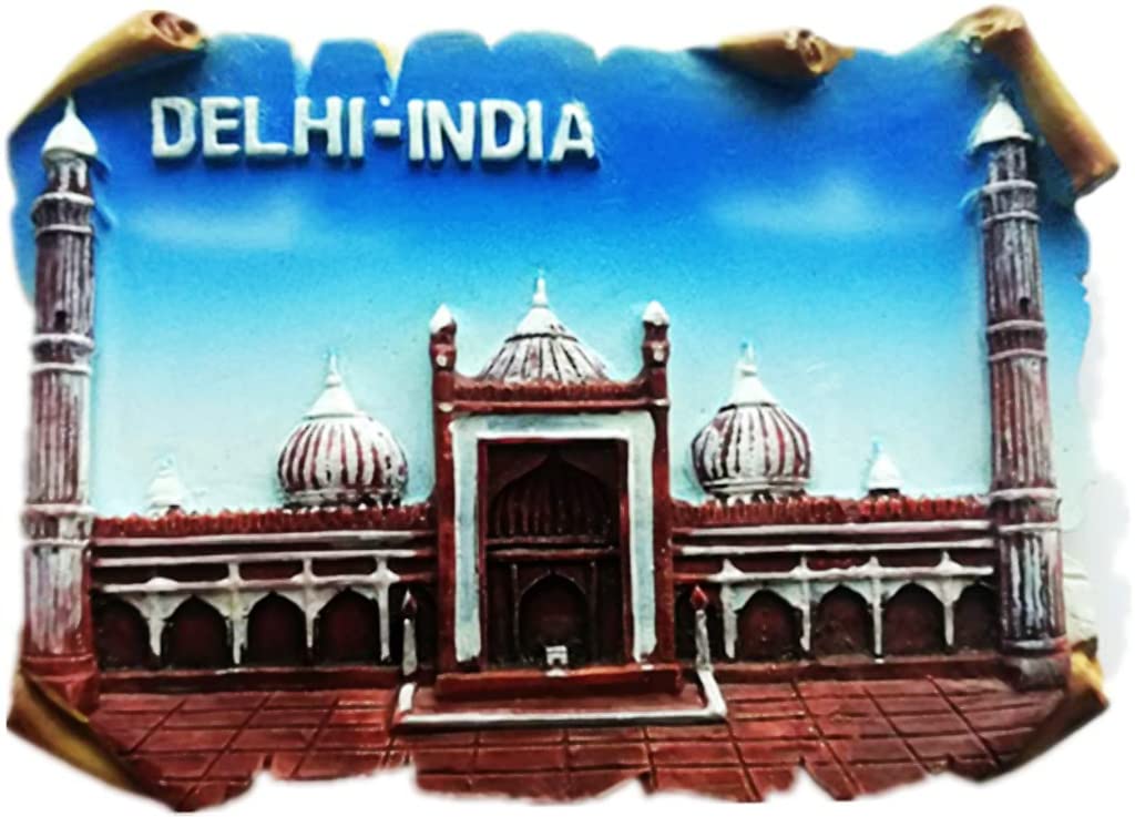 Altko Sz-1666 New Delhi India New Delhi India Magnet Fridge Refrigerator Magnet Decoration Sticker Souvenir Resin Crafts Kitchen Whiteboard