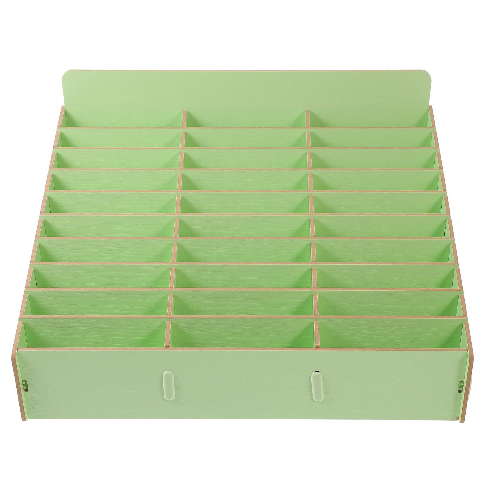 Organisateur de téléphone portable en bois de bureau TOYANDONA à compartiments multiples