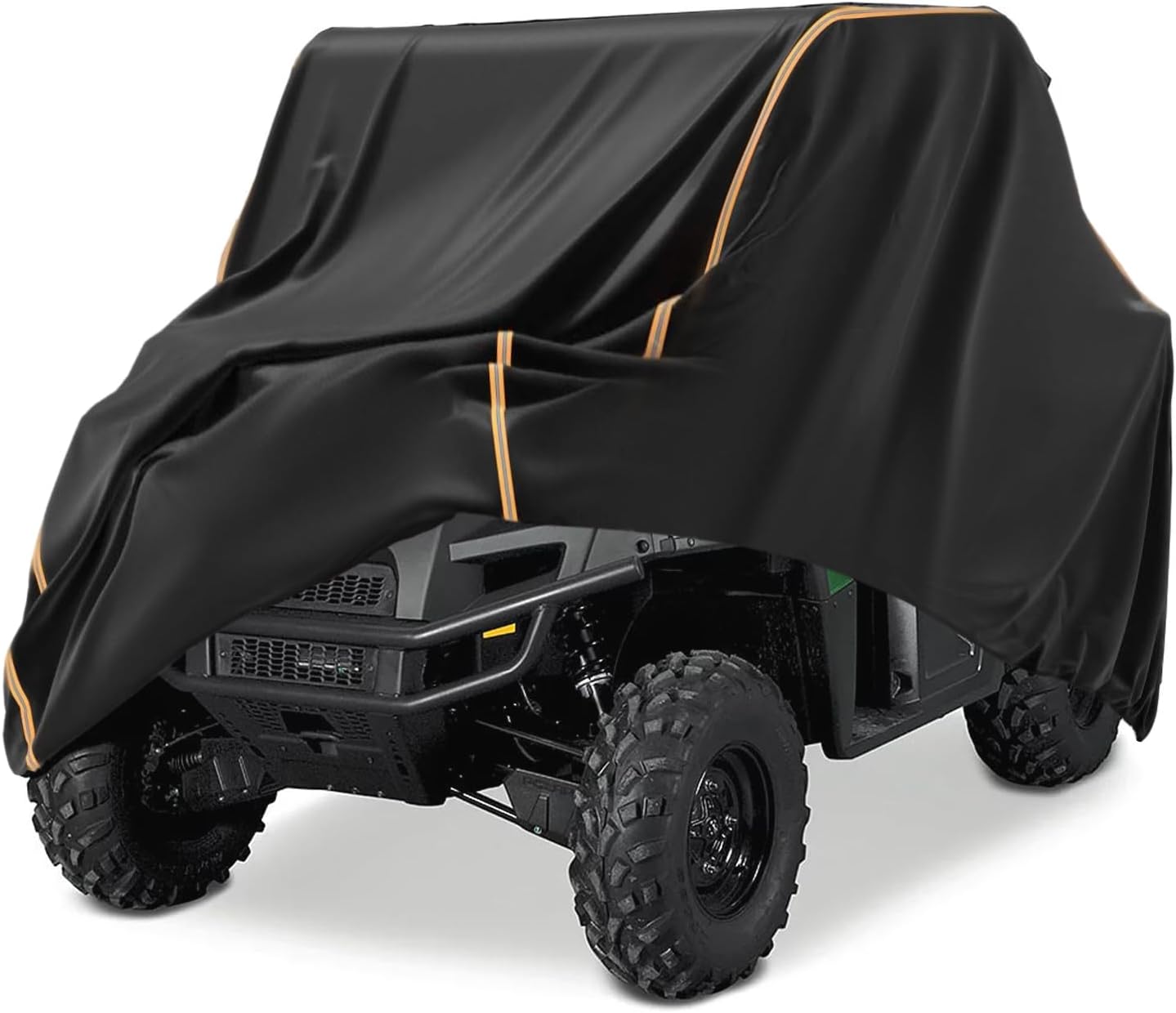 UTV Cover, 210 D Heavy Duty Outdoor Storage Waterproof Vehicle Covers Fits for Can Am Defender Polaris Ranger Commander Pioneer Kawasaki Mule Teryx 2-3 Seaters