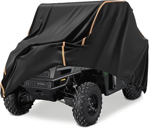 Funda UTV, 210 D resistente al aire libre, almacenamiento al aire libre, impermeable, para Can Am Defender, Polaris, Ranger, Commander, Rhino