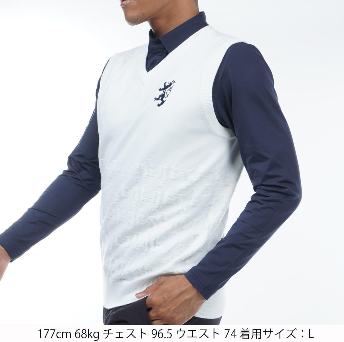 ゴルフウェア ウェア セーター ベスト ニットメンズ秋冬 ゴルフウェア