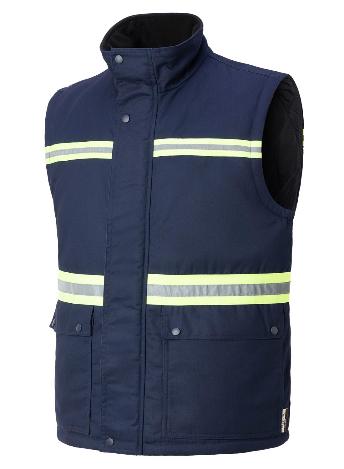 Gilet Imbottito da Lavoro da Uomo Giubbotto Smanicato Invernale Alta Visibilità Gilet Giacca Senza Maniche da Lavoro