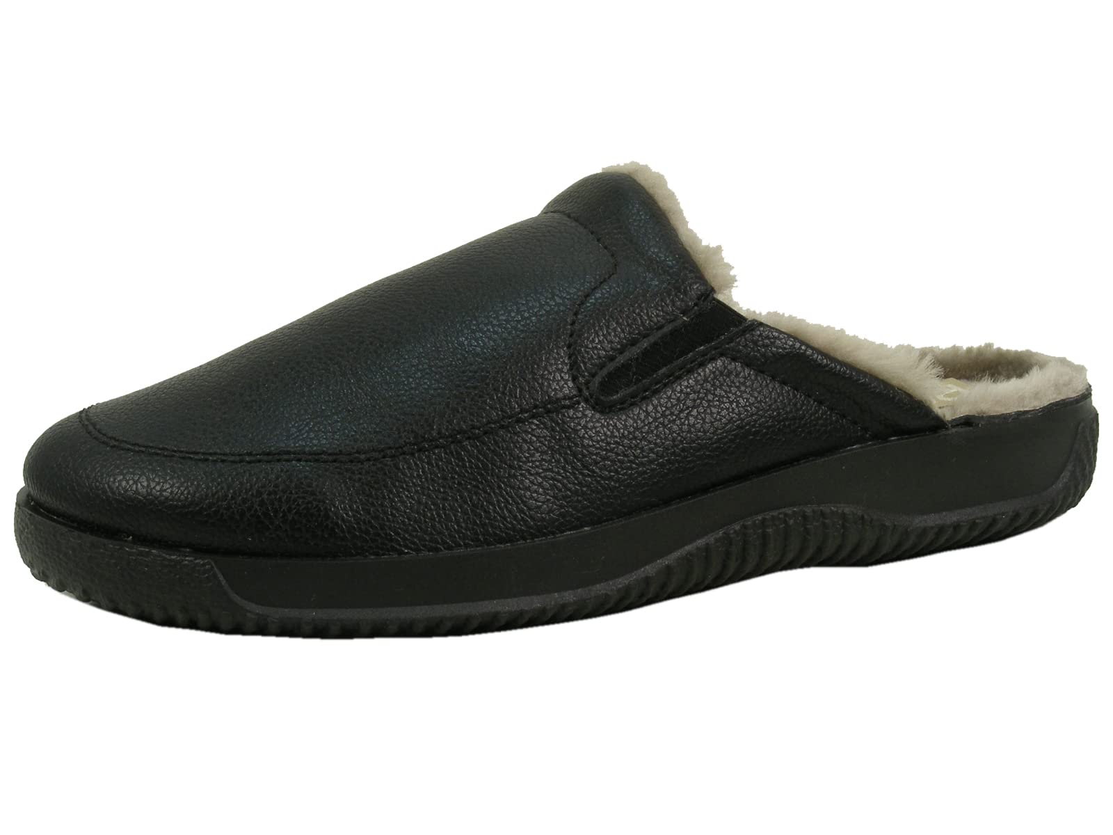 Rohde Men Leather Slippers US 12 M EU 46 Black