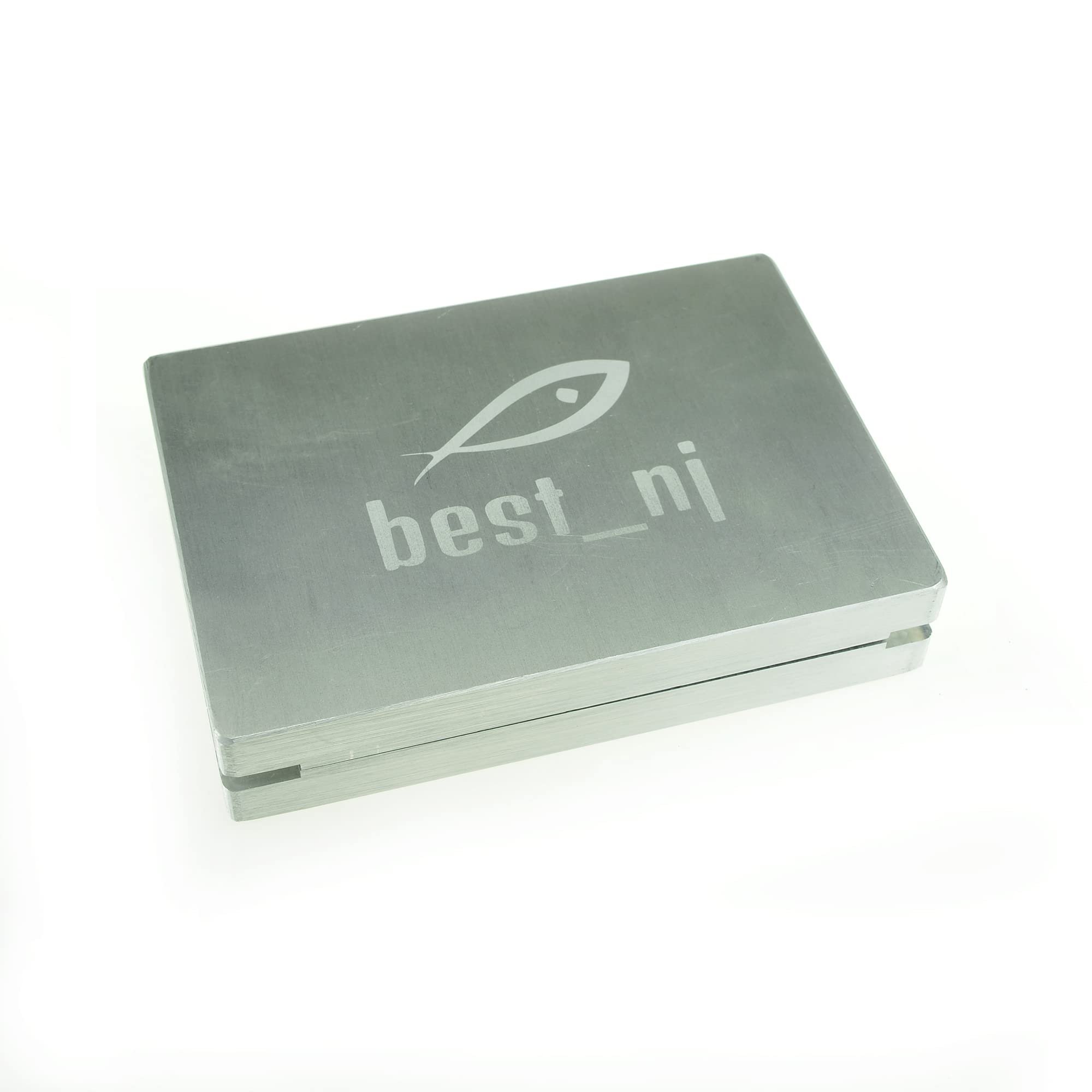 Molde de plástico suave para hacer señuelos de inyección, señuelos de pesca, dos cavidades Bandito Bug 4 pulgadas (aluminio)