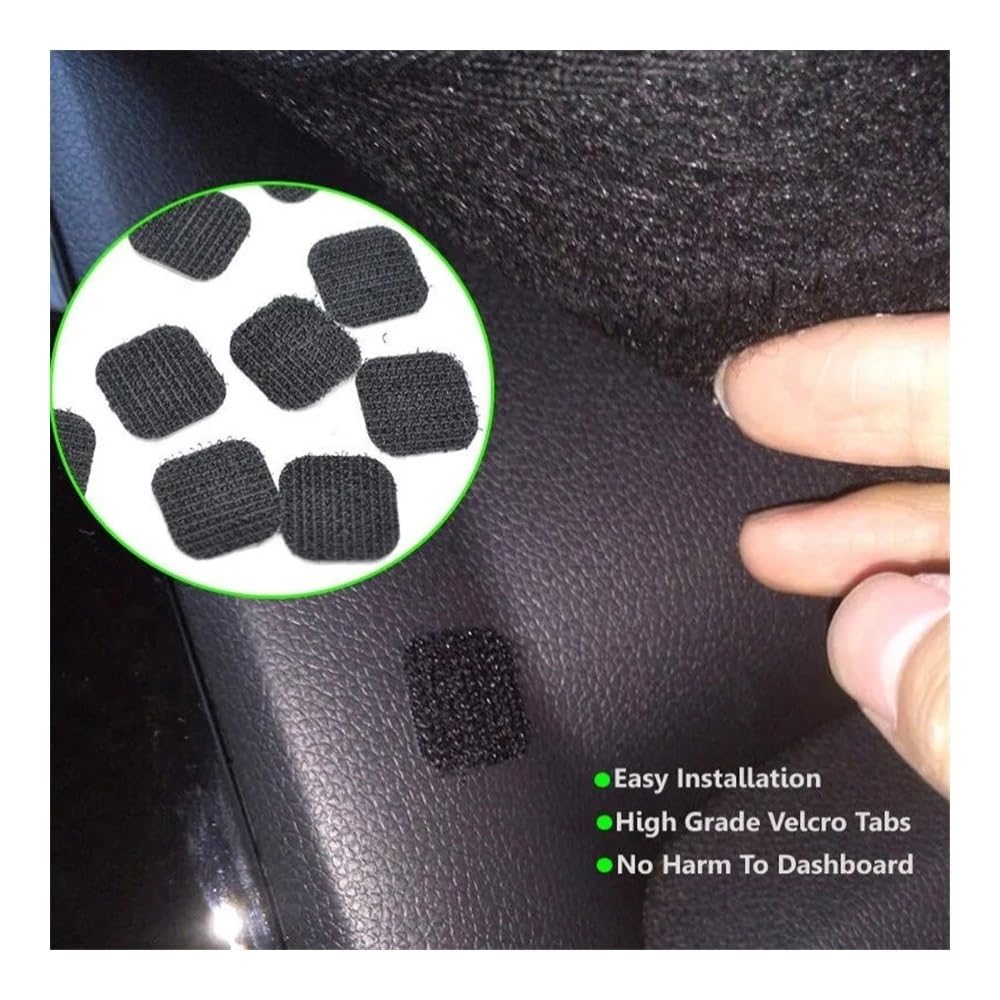 Coche Fundas Salpicadero Compatible Con VW Para Tiguan 2016 2017 2018 2019 2020 2021 2022 2023 Protectora Salpicadero Alfombrilla Coche Parasol Alfombra(LHD,Black(Black Edge))