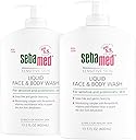SEBAMED Liquid Face & Body Wash with Pump, 400ml, 2 Pack
