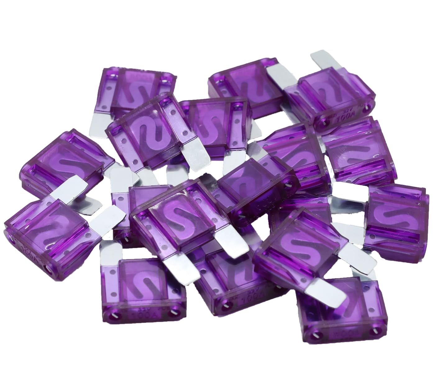 18Pcs 100A Maxi Fuses, 100AMP 32V Automotive Blade Maxi Fuse for Auto, Car, Rv, Boat, Truck (100A Maxi Fuse)