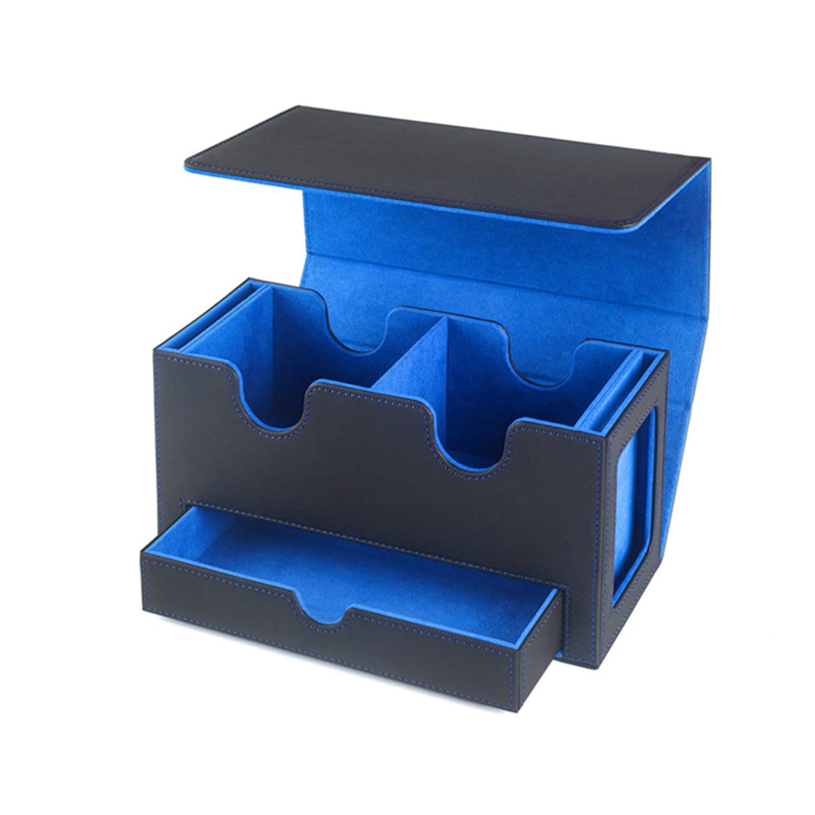 Organizzatori Custodie per Mazzo Carte Che Raccolgono Un Contenitore Giocattolo in Pelle Stoccaggio della Scatola da Trading con Organizzatori Scatole Carte da Trading con Cassetto