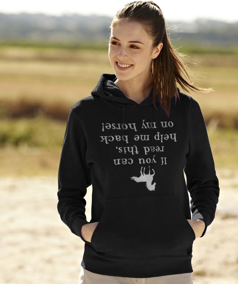 Tstars - Help Me Back On My Horse Funny Gift Women Hoodie