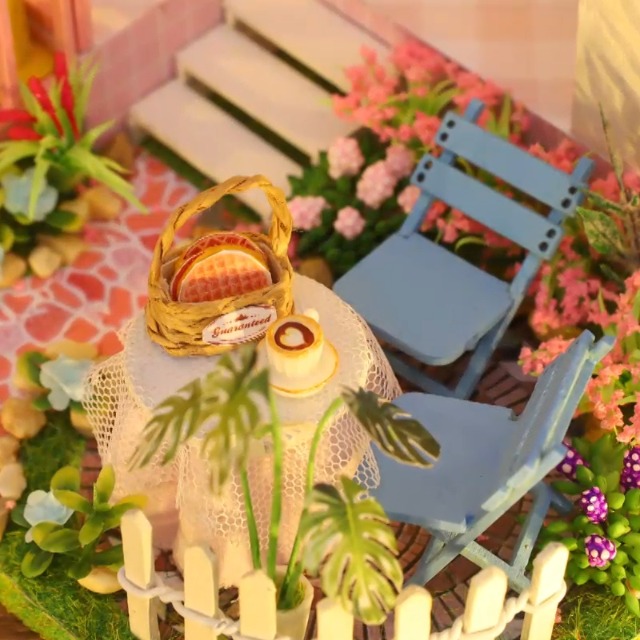 Craft Ideas Ice Cream Stick Doll House Miniature House Kit Roroom