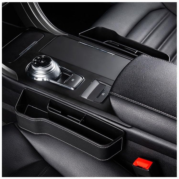 Organizzatore per Sedile Auto Accessori per Audi Q3(2025-) Portaoggetti per Seggiolino Auto per riporre oggetti come telefoni,cavi dati,portafogli,contanti