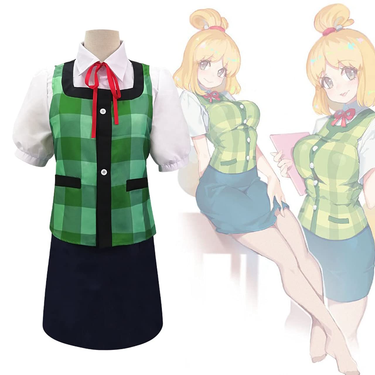 Amazon.co.jp: あつまれ どうぶつの森 しずえ コスプレ衣装 