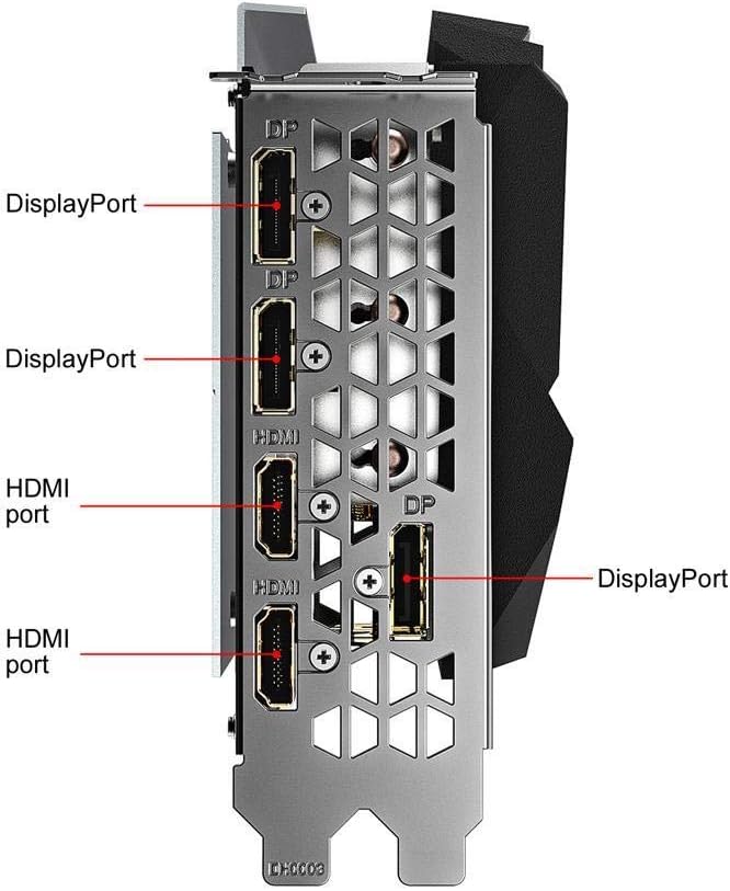 GIGABYTE GeForce RTX 3090 GAMING OC NON-LHR Graphics Card 24GB 384-Bit GDDR6X PCI Express 4.0 WINDFORCE 3X Cooling 2x HDMI 2.1 3x DisplayPort 1.4a w/ Mt HDMI Cable - OEM (Renewed)