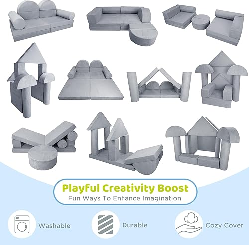 Miniatura 4 de Sofá modular de juegos para niños y adolescentes, sofá premium para niños y niñas, regalo ideal para sala de juegos, sala de juegos, dormitorio,