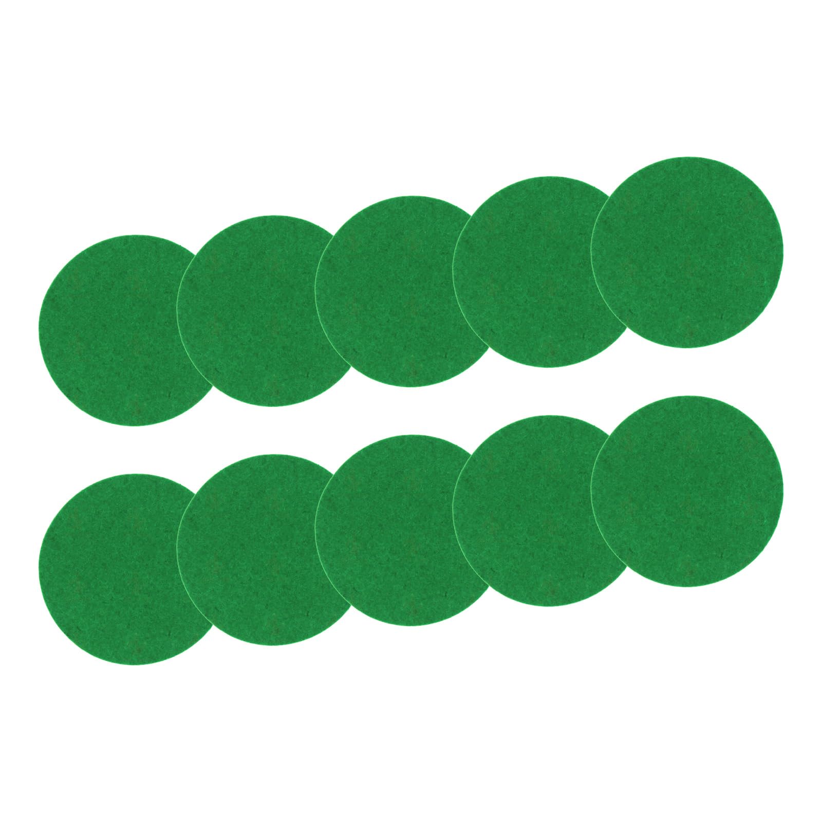 10Pcs Air Hockey Feltro Pad Sostituzione Air Hockey Pusher Pad Adesivo Feltro Adesivo Per Pusher Pusher Set