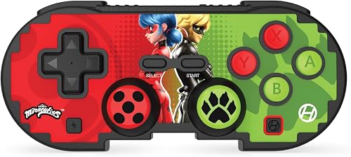 Hyperkin Bug and Cat Official Zagtoons Edition Pixel Art Bluetooth Controller for Nintendo Switch/PC/Mac/Android