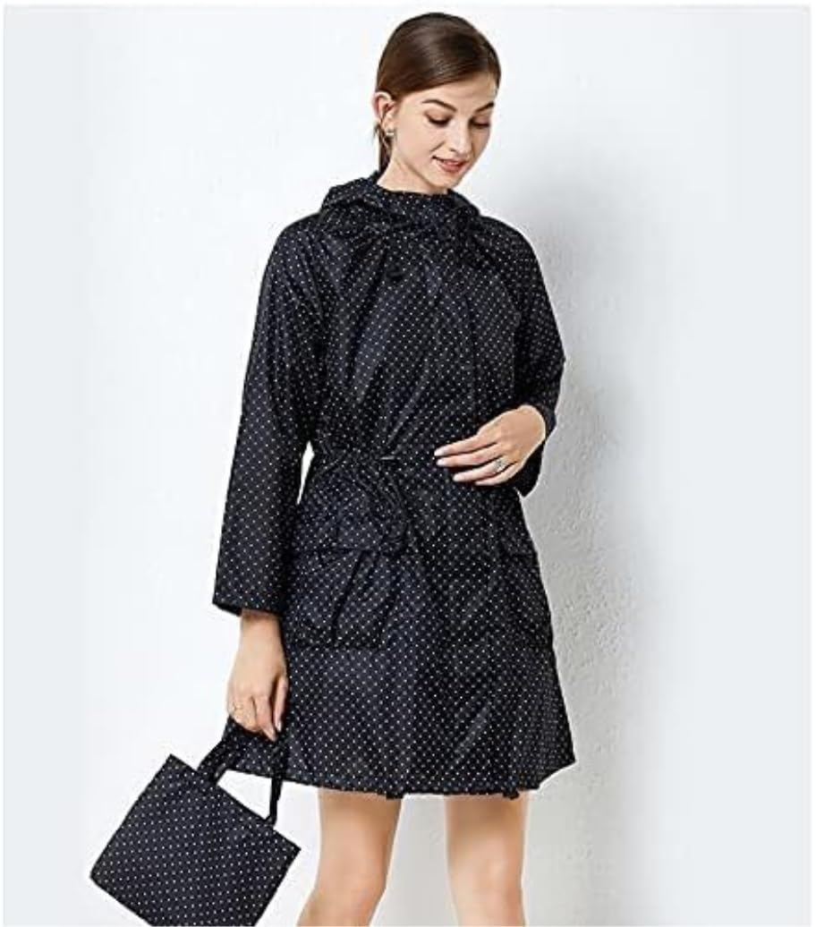 Chubasquero Cortavientos Color Sólido Impreso Impermeable Viajes Al Aire Libre Adultos Hombres Y Mujeres Parejas Ponchos De Lluvia Impermeables(Black)
