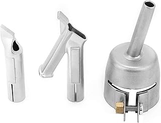 THE WHITE SHOP 3Pcs Speed Welding Soldering Equipment Accessories Heat Resistant Nozzles Tips Ideal Replacement for Vinyl Plastic Hot Air Gun