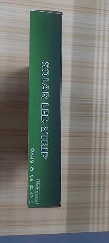 Miniatura 10 de Tira de luces LED solares para exteriores, 16.4 pies, 280 LED IP67, tira LED impermeable, funciona con energía solar, luces LED que cambian de color