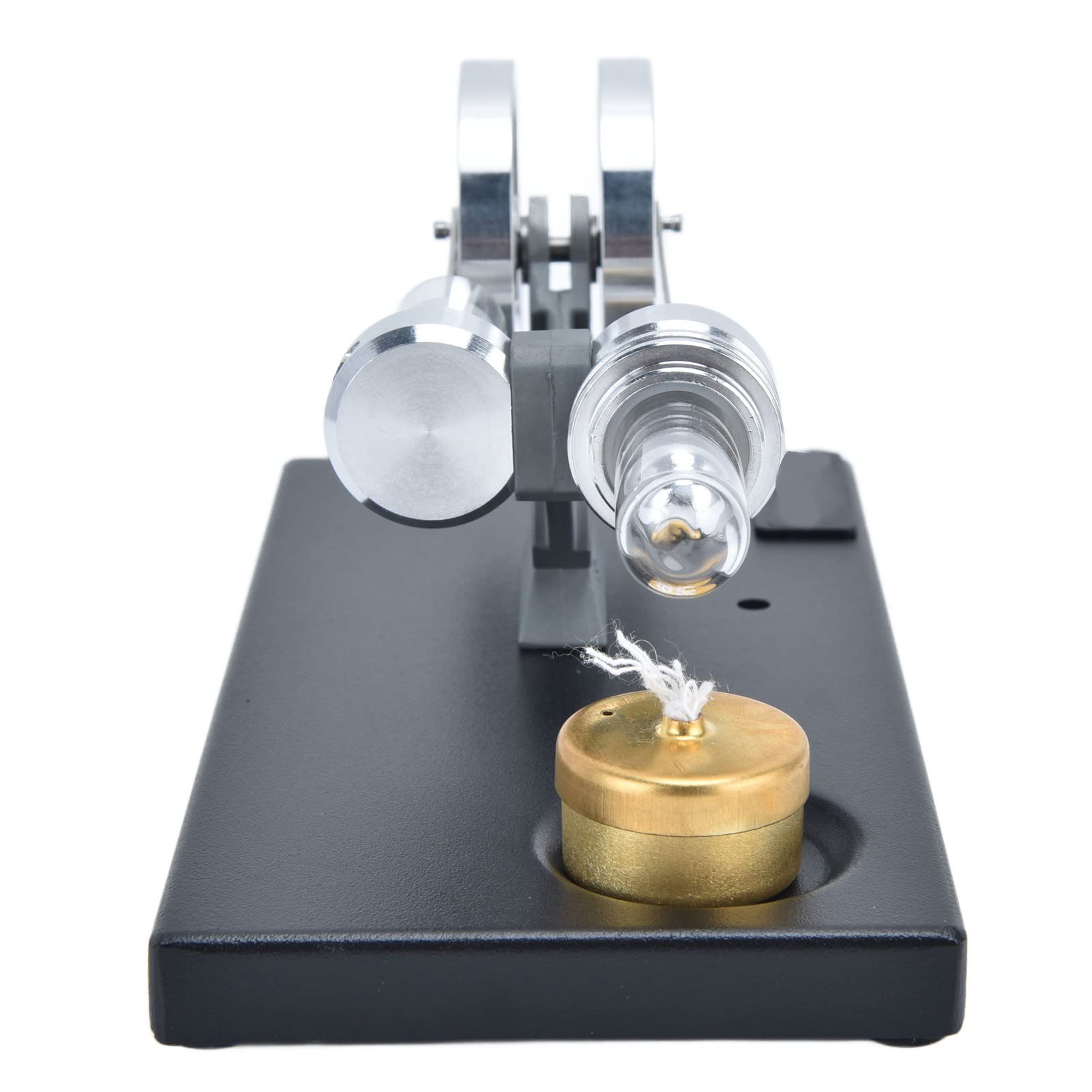 Motore Stirling Modello Didattico, Lega di Alluminio, per | Costruzione durevole, ideale per progetti di fisica, favorisce l\'apprendimento, adatta per laboratorio