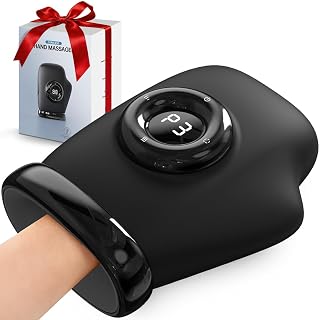 Hand Massager with Heat & Compression, Individual Finger Massage, Touch Screen & Large Display, 3 Modes 3 Intensity Levels, 3 Heat Settings, Rechargeable for Arthritis Carpal Tunnel Relief - Amazon product rated Grade A