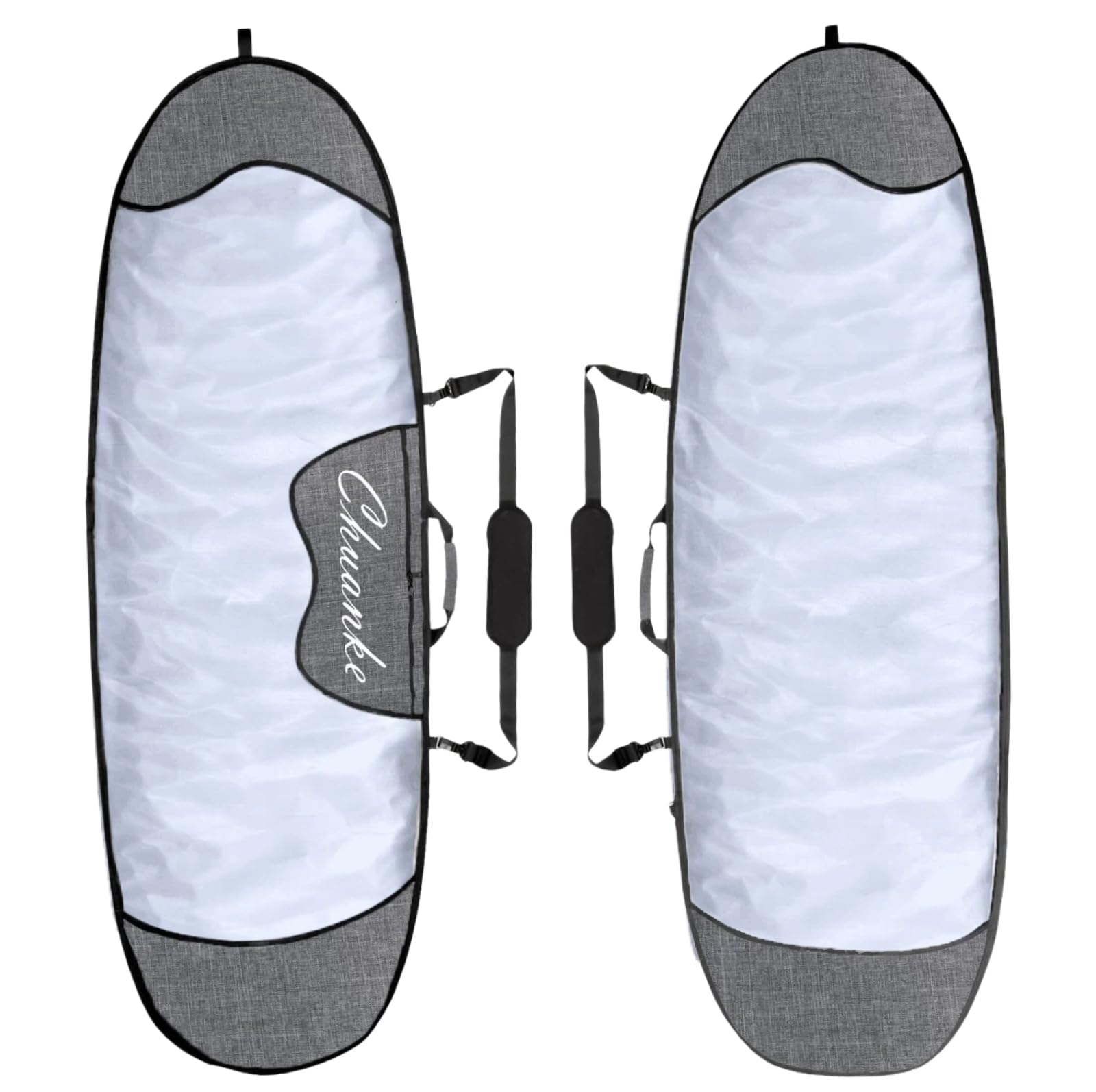 Surfbrett-Tasche für den Außenbereich, wasserdicht und Sonnenschutz, Surfbrett-Tragetaschen mit Flossenschlitz, für 1,8 m, 1,8 m, 2,3 m, 2,3 m, 2,4 m, 2,9 m Longboard-Aufbewahrung und Reisen