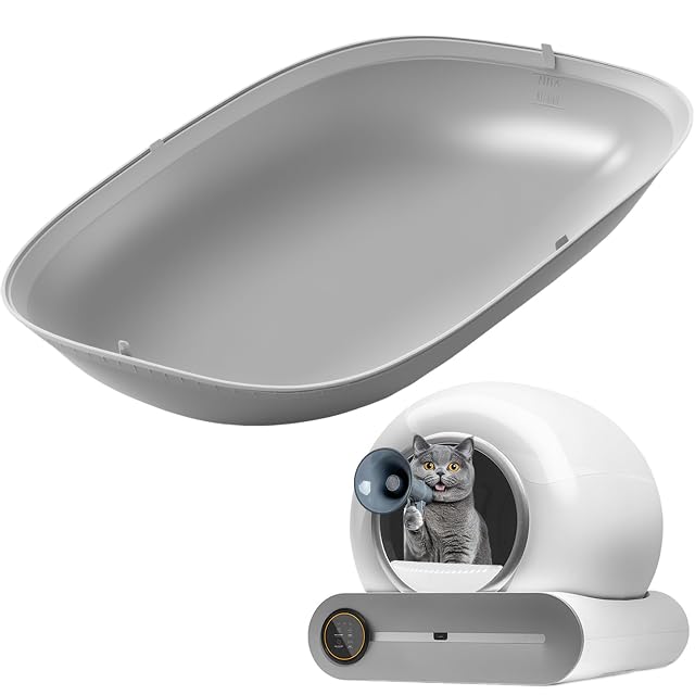 Inodoro para gatos Silo totalmente automático, bandeja de silicona (gris)