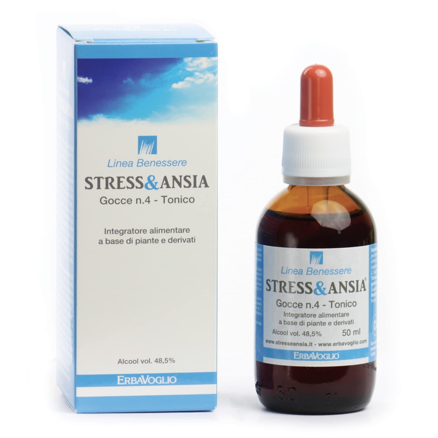 Integratore alimentare - Tonico in caso di stanchezza- a base di Guaranà, Iperico e Lavanda - 50 ml