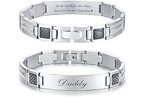 Personalized Masculine Father's Bracelet