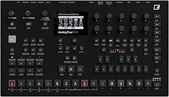 Elektron Analog Four MKII 4-Voice Analog Desktop Synthesizer and CV Sequencer
