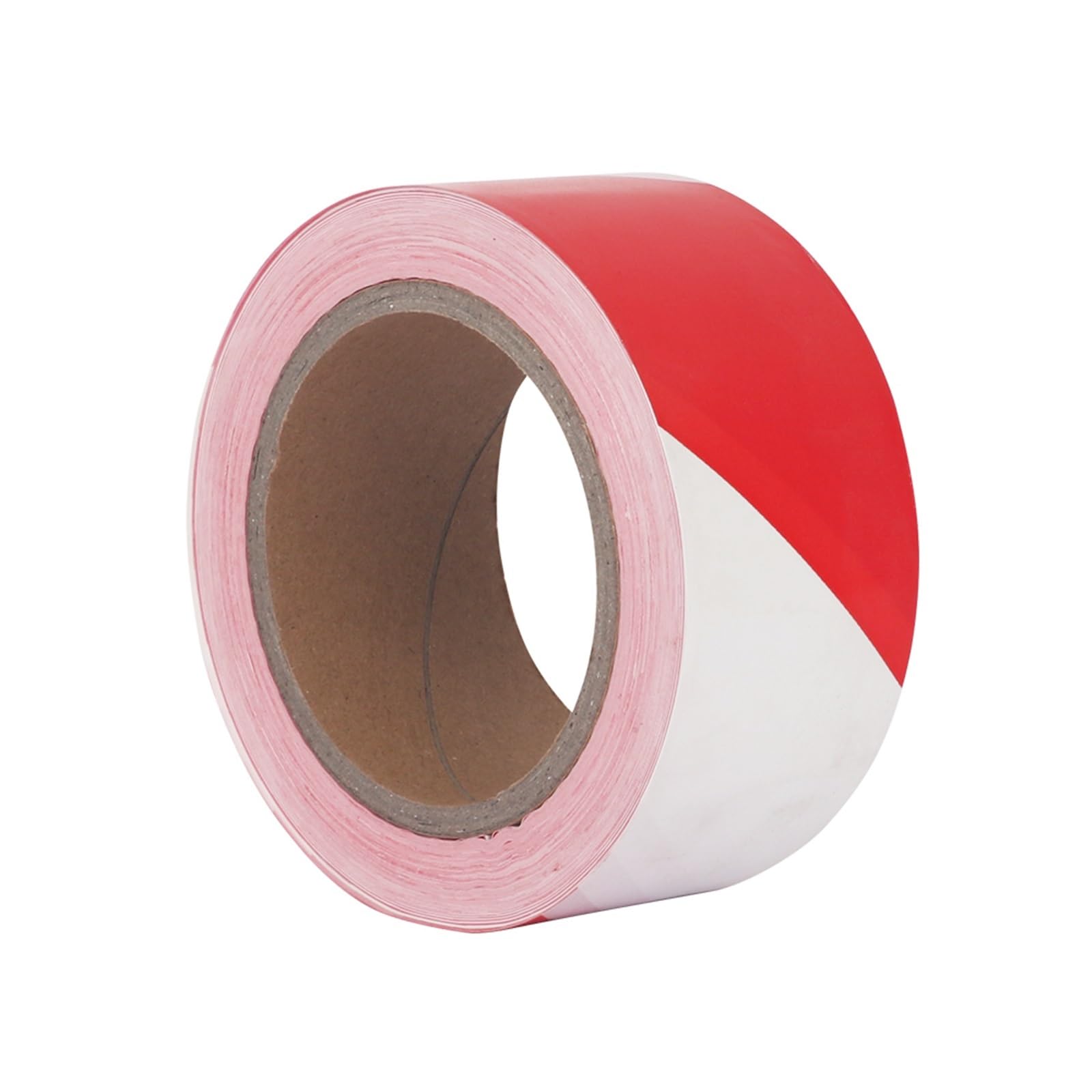 Cinta reflectante de alta visibilidad, Cinta roja for señalización de suelo, barrera peligro, precaución, 100m x 50mm, paquete 2