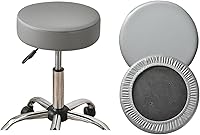 Vista 32 de HAOYONG Juego de 4 fundas redondas para taburetes de bar, impermeables, de poliuretano, fundas elásticas para taburetes de bar, fundas para sillas