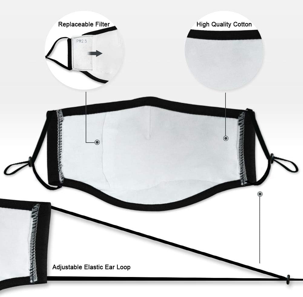 Crаzу Dеаlѕ Sunsturm Dust Mask Reusable Cotton Face Mouth Mask with Activated Carbon Filter for Gardening Woodworking Mowing Outdoor Washable Mouth Mask (Black)