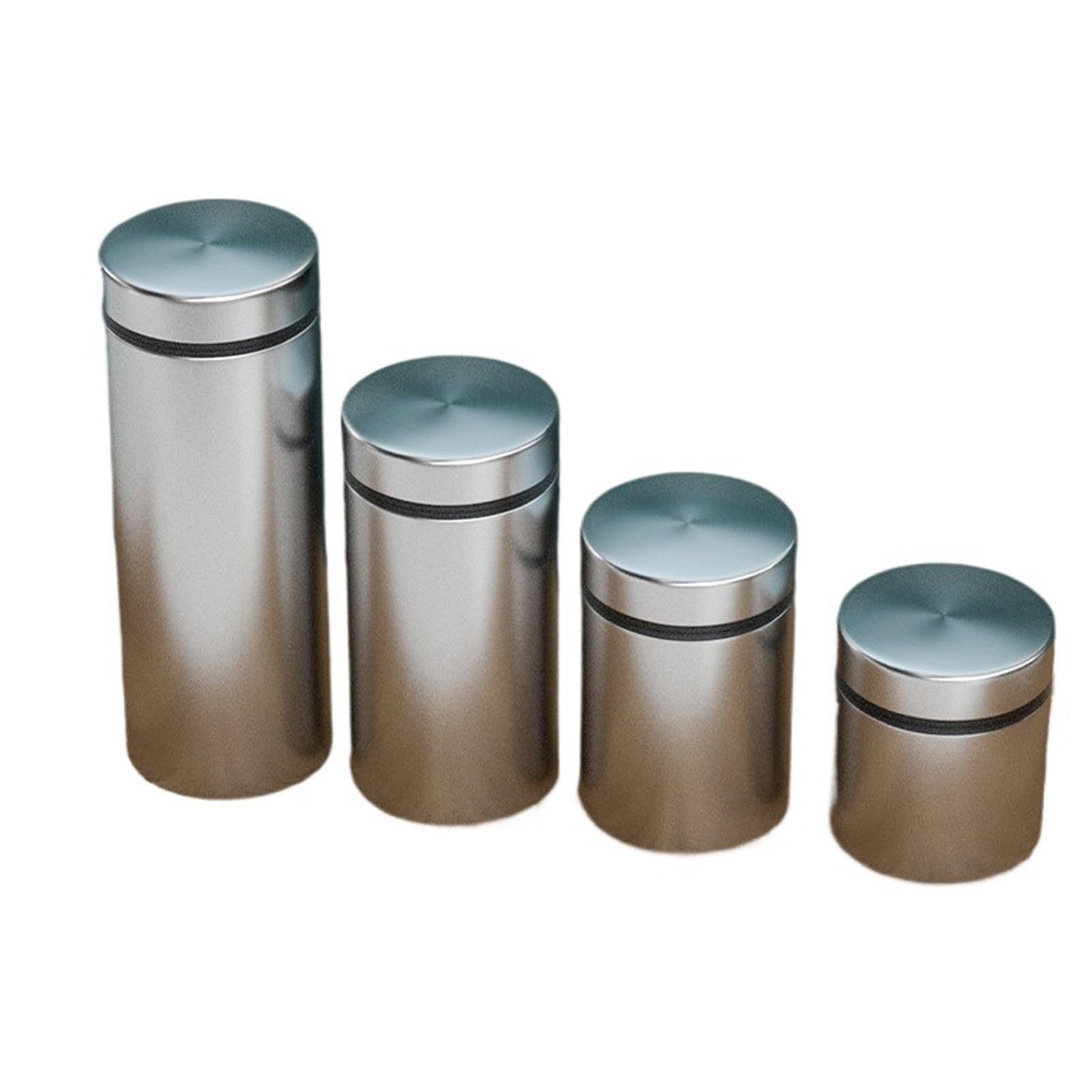 Vite distanziatore in acciaio inossidabile | 25 x 25-80 mm per pannelli in vetro, display pubblicitari e supporti da parete: confezione da 30 in acciaio inox (25 x 50 mm)