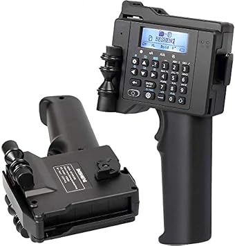 PT2000SE Portable Inkjet Printer with Quick-Drying Ink Cartridge, Handheld Mobile Inkjet Code Printer for Labels, Production Date/Time, Barcode, QR Code, Logo