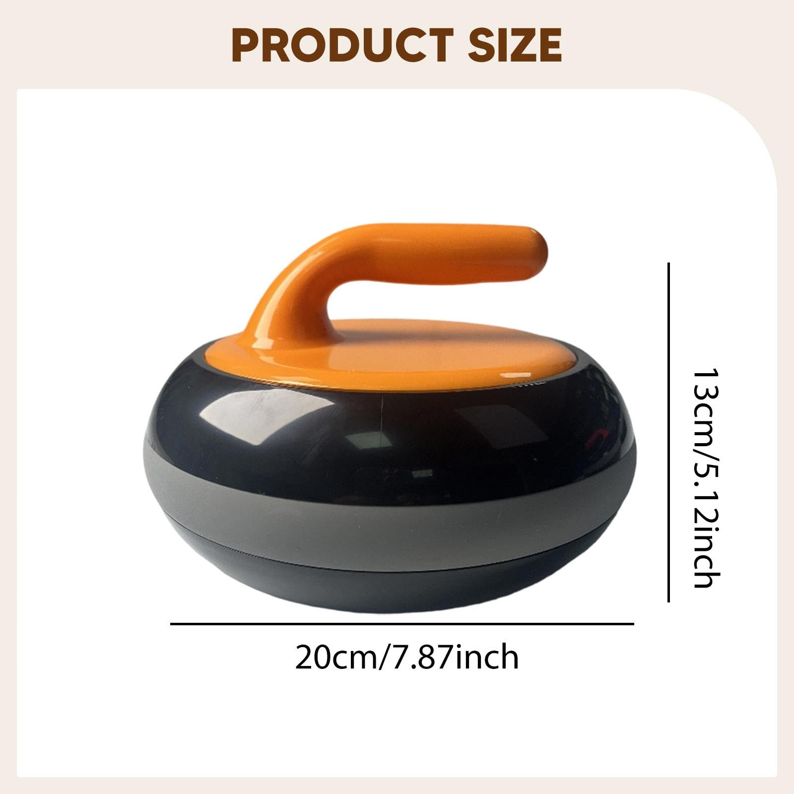 Stone Gioco Sportivo da Tavolo con Pietra Portatile Pratico per Allenamento Gruppo Facile Uso Materiali PP Adatto per Bambini Adulti a, Arance