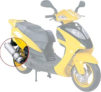 Amazon.com: Muffler Pipe Silencer for 4 Stroke GY6 125cc