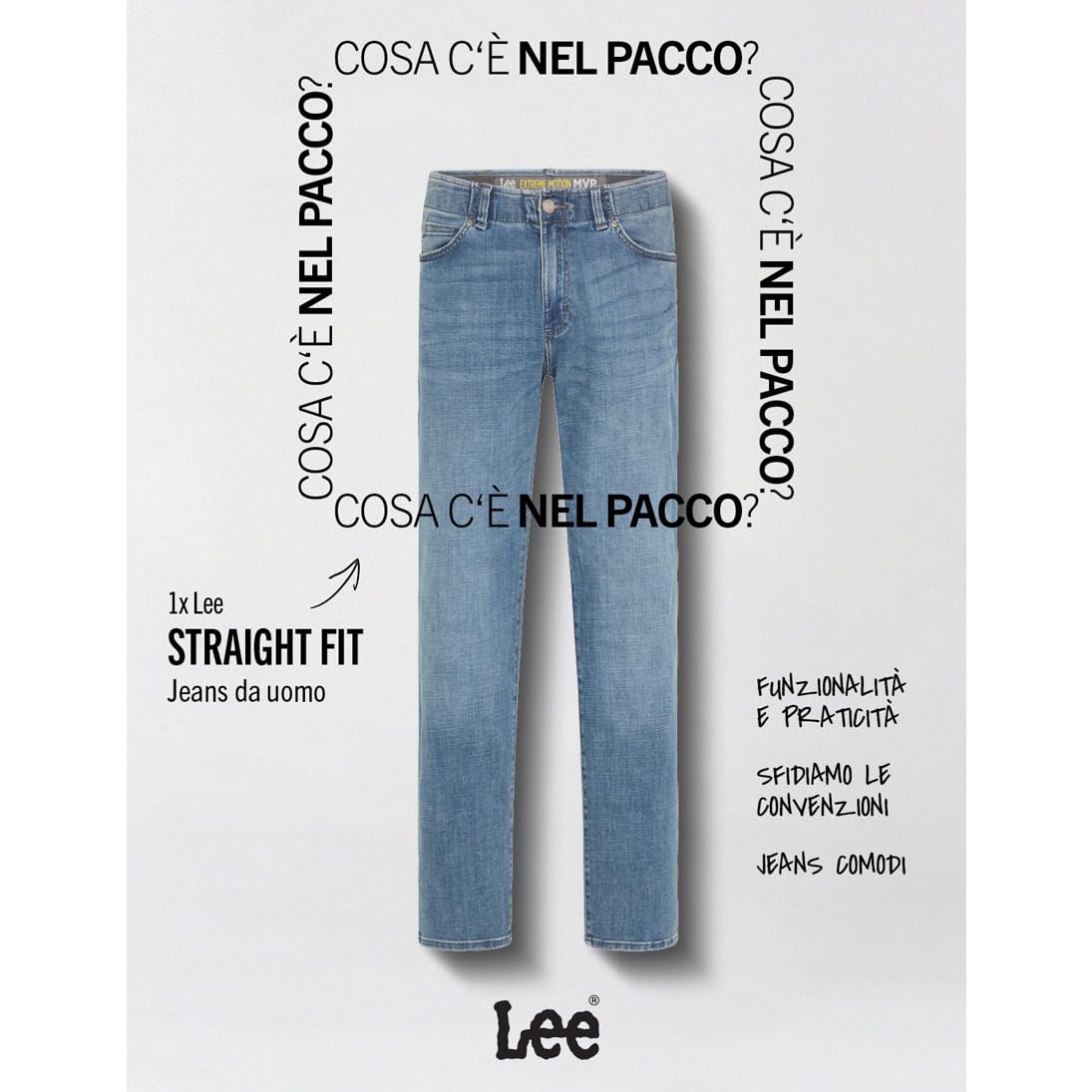 Lee - Straight Fit MVP, Jeans Uomo