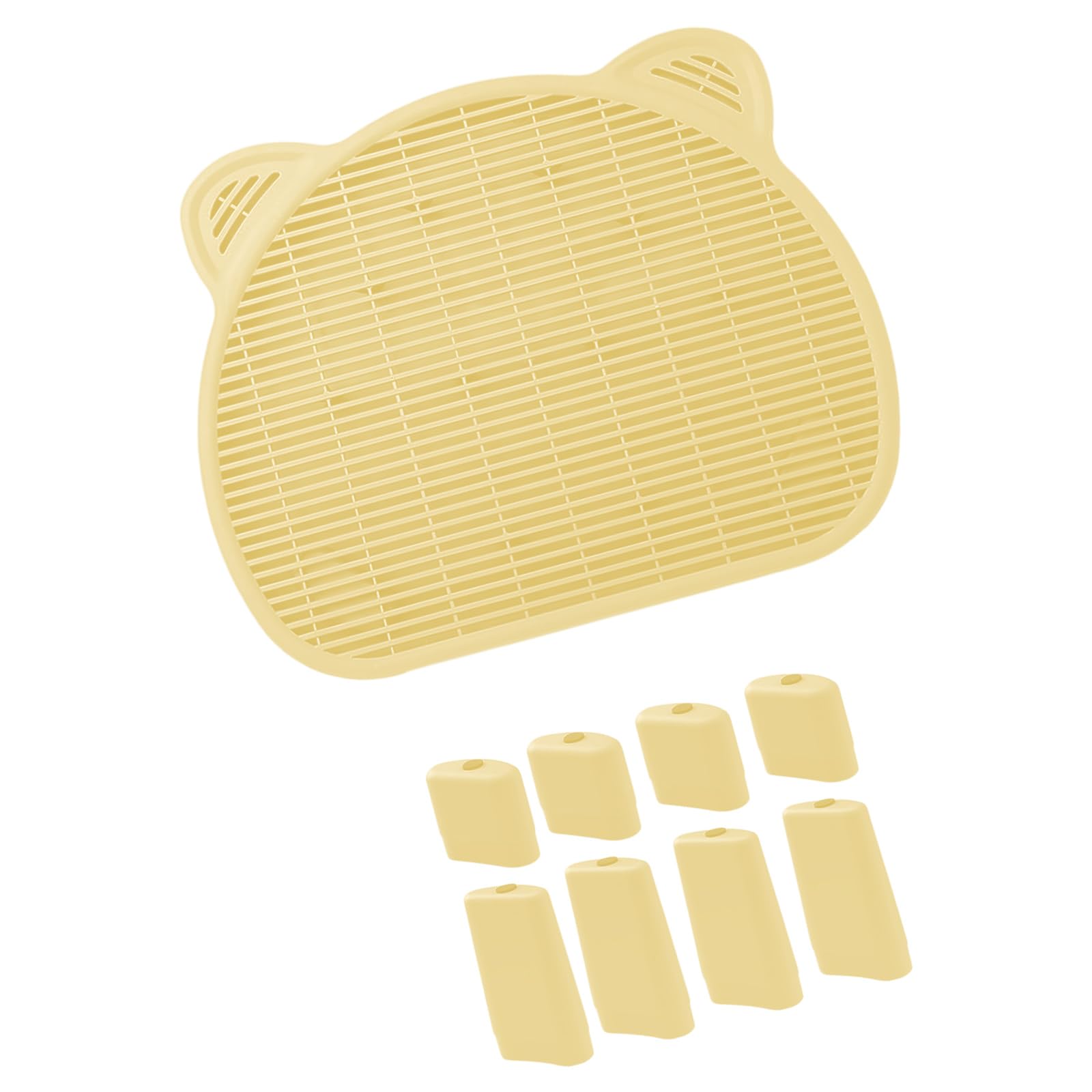 LUCKGONI Double Layer Cats Litter Trapping Mat For Spill And Litter Trapping Step for Pet Cats Littery Tray