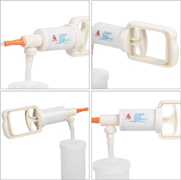 Manual Suction Pump Sputum Aspirator Slime Suction Pump Device Hand Respirator for Elderly People (Type A)