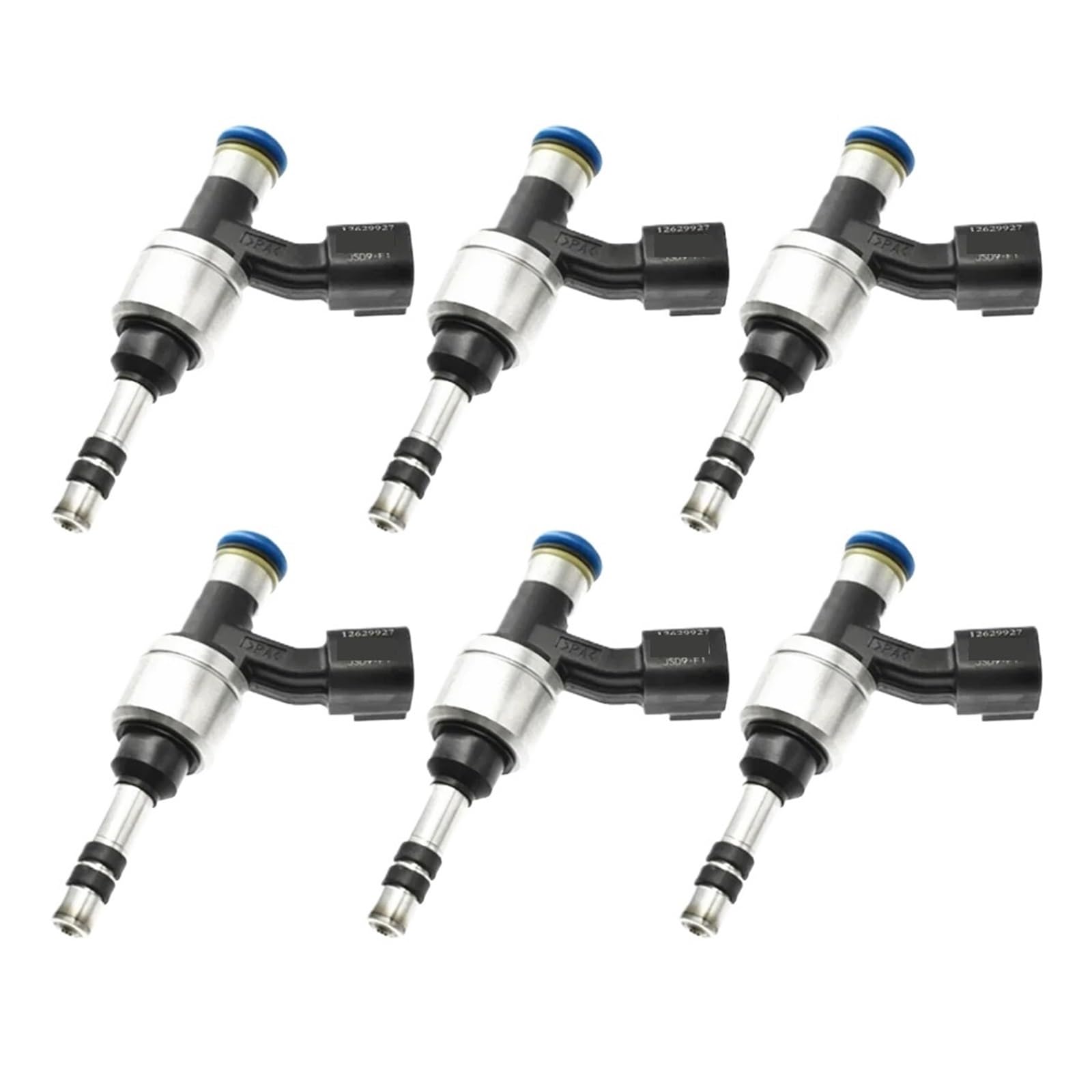 Watjcsv One Color 6Pcs Fuel Injector Nozzle Compatible For Cadillac Chevy Impala Buick Chevrolet Gmc 3.0L 3.6L Jsd9-B1 12634126 12629927 12642021 12634123