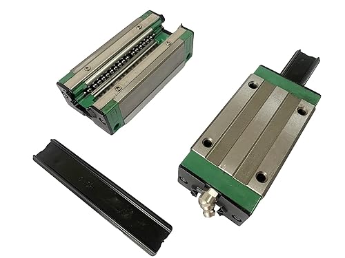 Miniatura 2 de 2 piezas HGH25 - HA Bloque deslizante de carro para 0.984 in HGH25 Kit de riel de guía lineal cuadrado CNC de 0.984 in, alto montaje, deslizador más