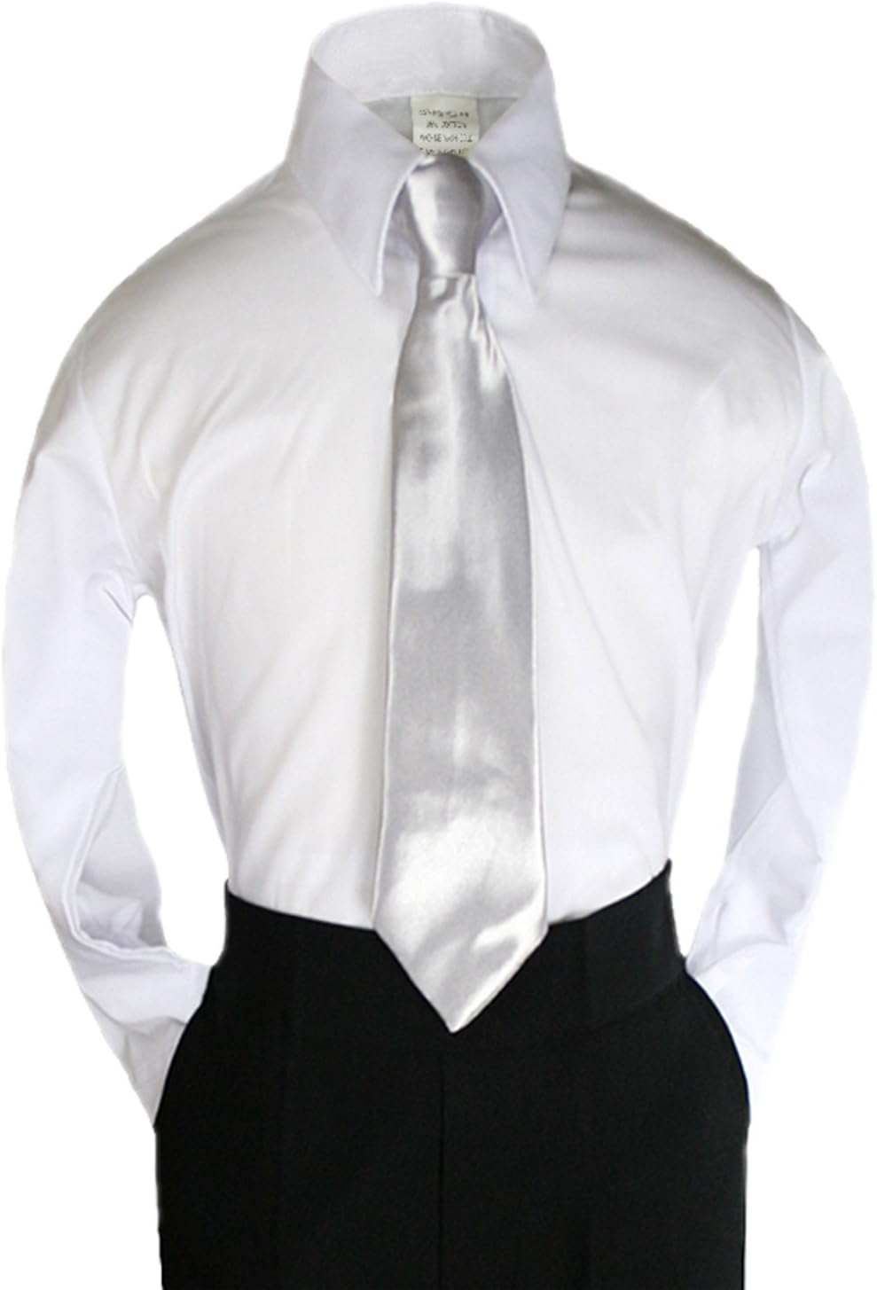 Unotux Color Satin Zipper Necktie from Baby to Teen