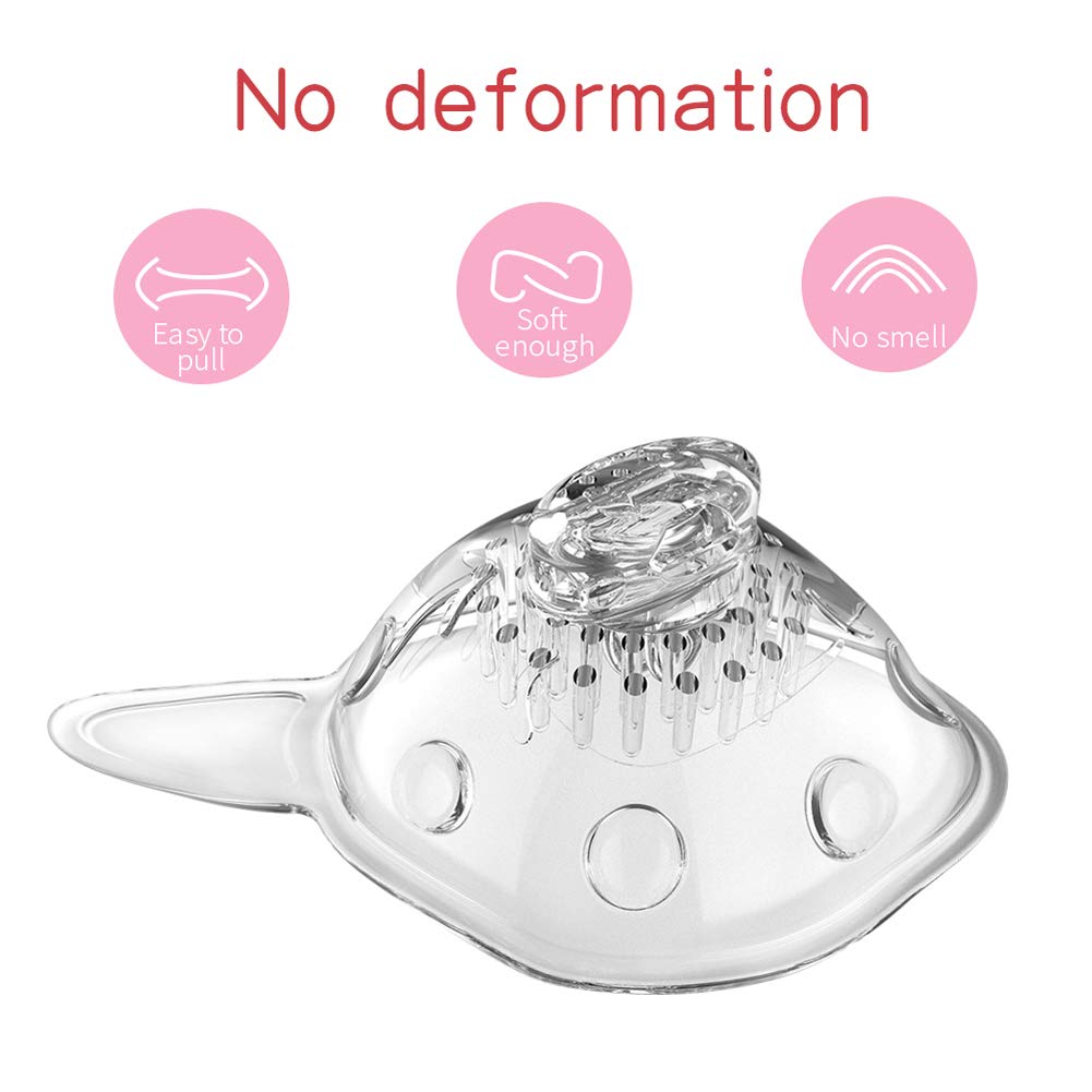 Sucker à TéTons Vibromasseur, Jouets Sexuels pour Stimuler Le Clitoris et Les Mamelons et la Poitrine avec 10 Modes De Vibration, Sex Toys pour Couple/Femme/Homme,Clear