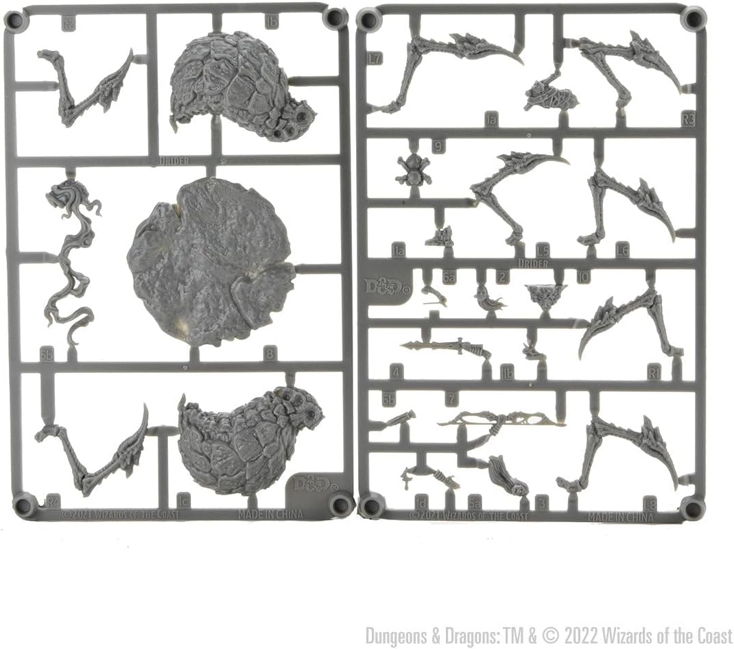 WizKids D&D Frameworks: Drider - Unpainted and Unassembled