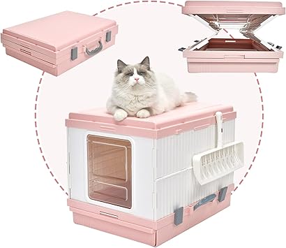 Amazon Petjouet 猫トイレ 猫用トイレ本体 引き出し式 ネコトイレ 大型 折り畳み式 持ち運び便利 スコップ付き 猫トイレ 大きい システムトイレ 滑り止めゴム付き かわいい オシャレ 猫砂の飛び散り防止 固まる猫砂用 ニオイの広がり防止 お手入れ簡単 組立簡単 砂落ち Amazon Petjouet 猫トイレ 猫用トイレ本体 引き出し式 ネコトイレ 大型 折り畳み式 持ち運び便利 スコップ付き 猫トイレ 大きい システムトイレ 滑り止めゴム付き かわいい オシャレ 猫砂の飛び散り防止 固まる猫砂用 ニオイの広がり防止 お手入れ簡単 組立簡単 砂落ち