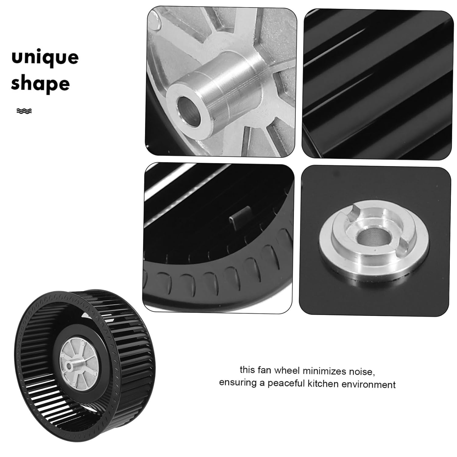 LABRIMP Quiet Range Hood Fan Motor Single Motor Wind Wheel Replacement for Kitchen and Restaurant Durable Design for Efficient Ventilation